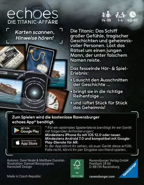 echoes Die Titanic-Affäre - Spiel ab 14 Jahren
