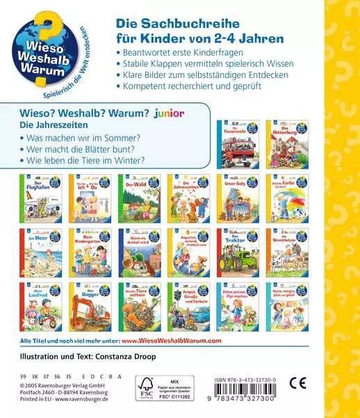 Ravensburger Wieso? Weshalb? Warum? junior. Band 10 - Die Jahreszeiten