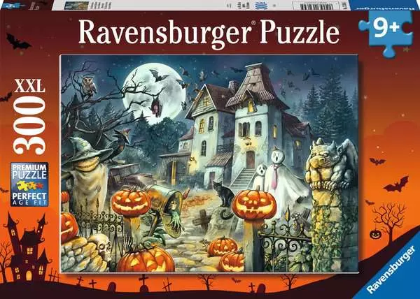 Kinderpuzzle ab 9 Jahren - Das Halloweenhaus - 300 Teile
