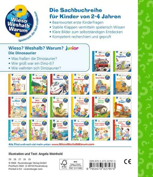 Ravensburger Wieso? Weshalb? Warum? junior. Band 25 - Die Dinosaurier