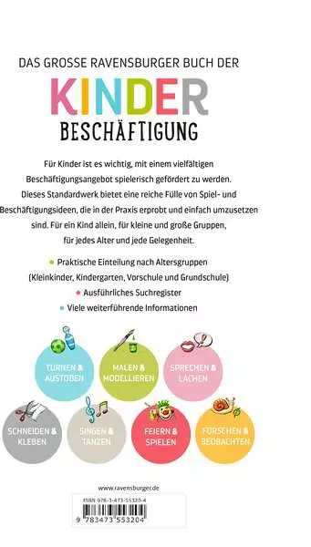 Das große Ravensburger Buch der Kinderbeschäftigung