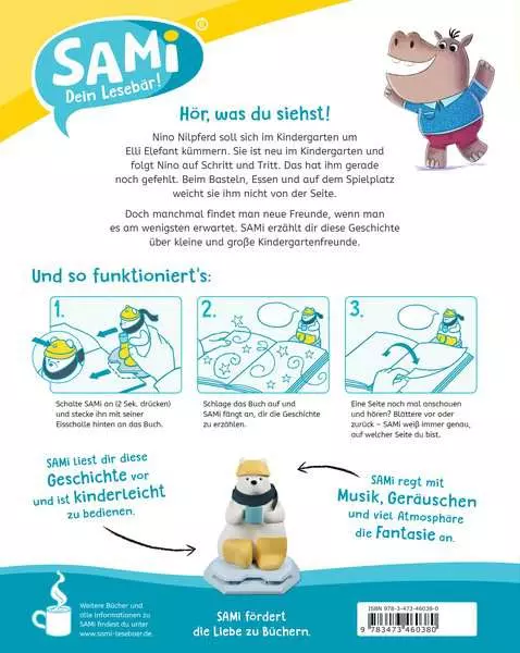 SAMi – dein Lesebär - Neue Freunde im Dschungel-Kindergarten