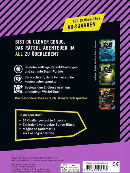 Stay alive! Rätsel-Challenge - Überlebe im All