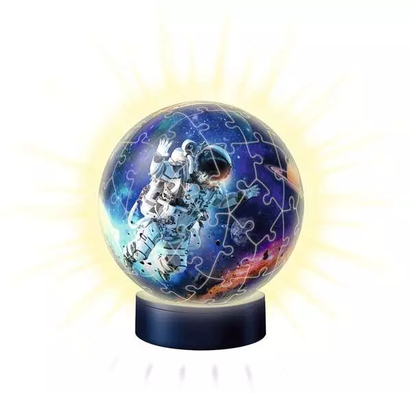 3D Puzzle Nachtlicht Astronauten im Weltall