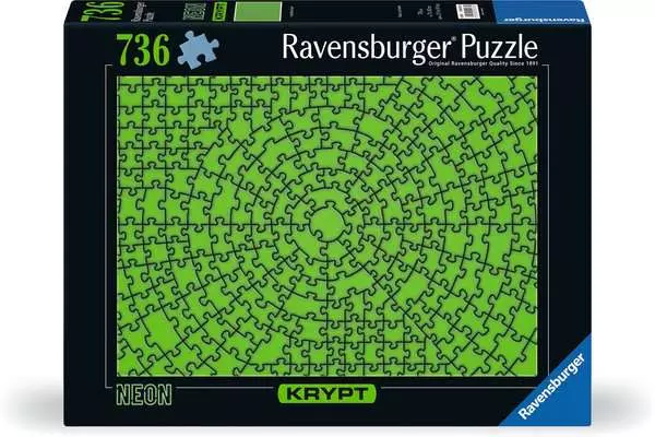 Puzzle 736 Teile - Krypt Neon Green