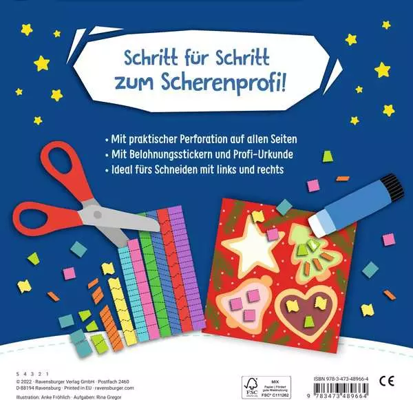 Schnipp-Schnapp Schneiden lernen - Weihnachten