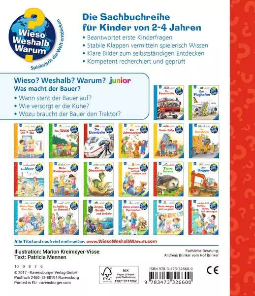 Ravensburger Wieso? Weshalb? Warum? junior. Band 62 - Was macht der Bauer?