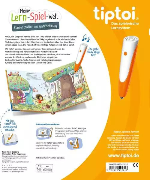 tiptoi® Meine Lern-Spiel-Welt - Konzentration und Wahrnehmung