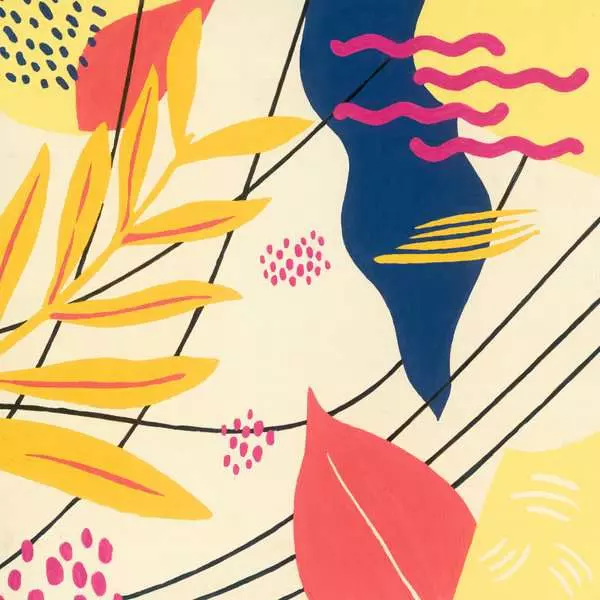 CreArt Verspielte Pflanzen - Malen nach Zahlen für Erwachsene