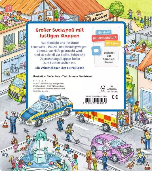 Mein Sachen suchen Wimmelbuch: Fahrzeuge im Einsatz