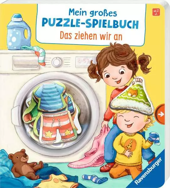 Mein großes Puzzle-Spielbuch - Das ziehen wir an