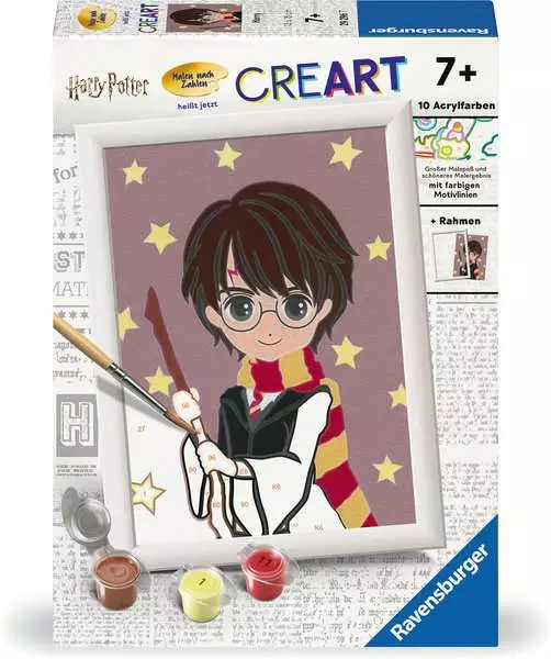 CreArt Harry - Malen nach Zahlen für Kinder ab 7 Jahren