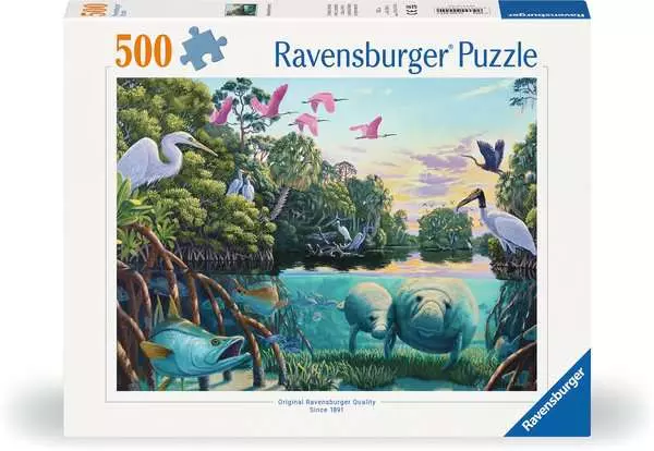 Puzzle 500 Teile - Manatee Moments