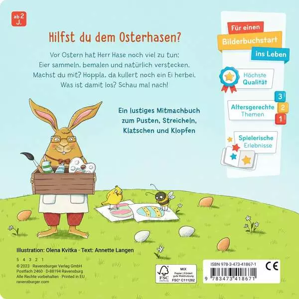 Stups Herrn Hase auf die Nase