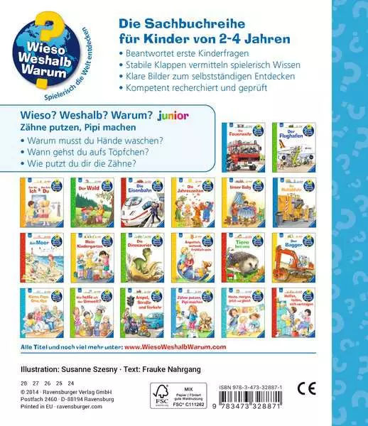 Ravensburger Wieso? Weshalb? Warum? junior Band 52 - Zähne putzen. Pipi machen