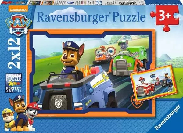 Kinderpuzzle ab 3 Jahren - Paw Patrol im Einsatz - 12 Teile
