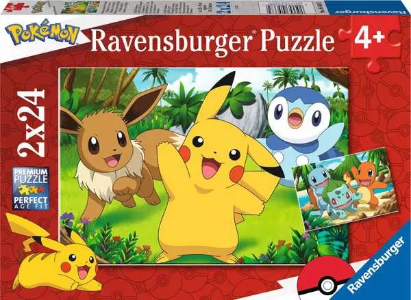 Kinderpuzzle ab 4 Jahren - Pikachu und seine Freunde - 24 Teile