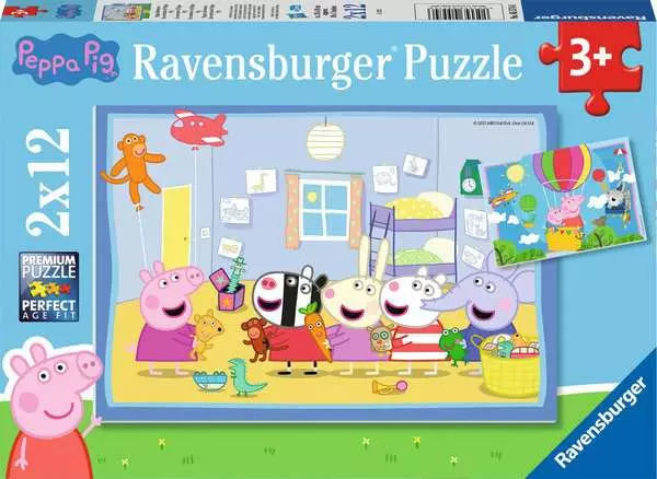 Kinderpuzzle ab 3 Jahren - Peppas Abenteuer - 12 Teile
