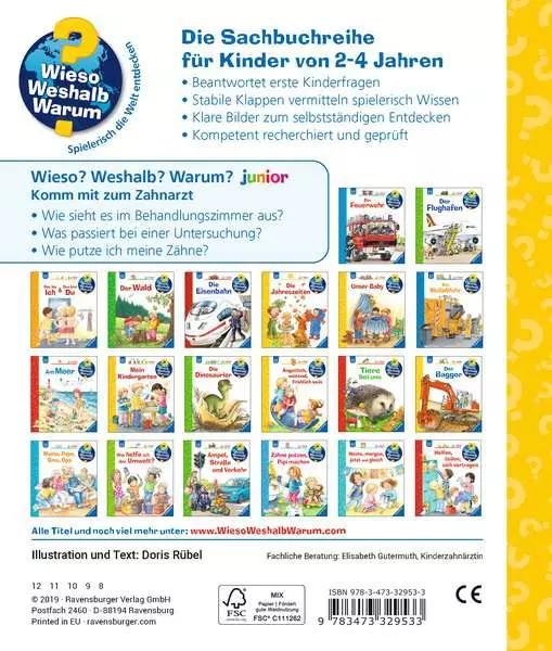 Ravensburger Wieso? Weshalb? Warum? junior. Band 64 - Komm mit zum Zahnarzt