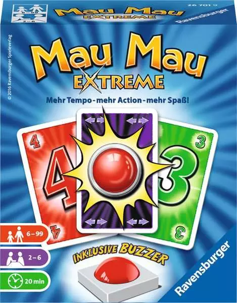 Mau Mau Extreme - Kartenspiel ab 6 Jahren