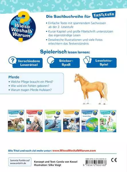 Ravensburger Wieso? Weshalb? Warum? Erstleser. Band 6 - Pferde