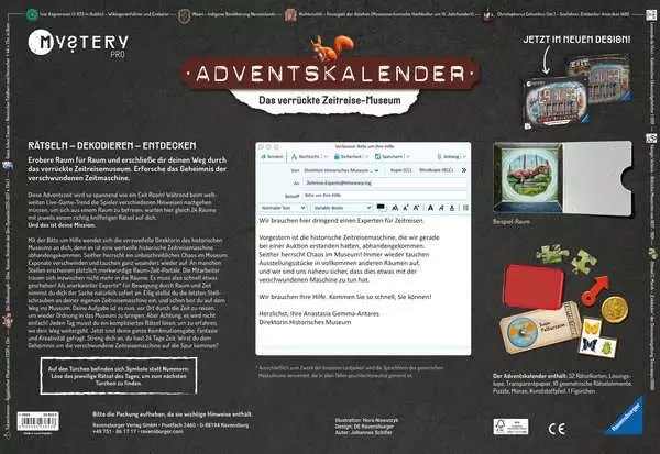 PRO Das verrückte Zeitreisemuseum - Kinderspiel ab 14 Jahren