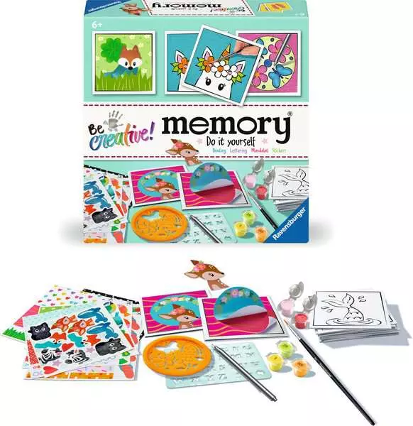 Midi - memory® Bastelset DIY - Kinderspiel ab 6 Jahren
