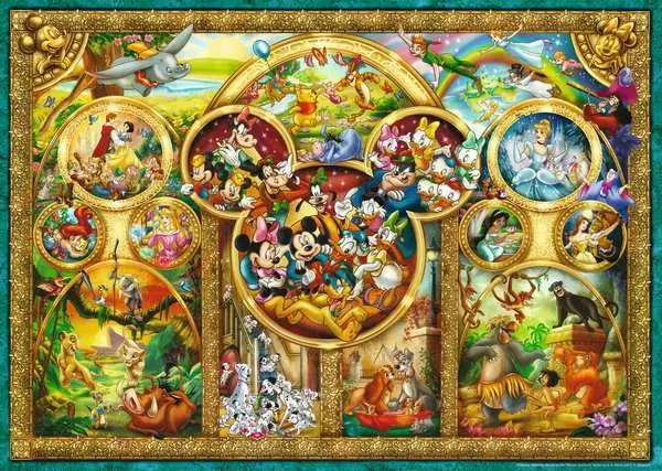 Puzzle 1000 Teile - Die schönsten Disney Themen
