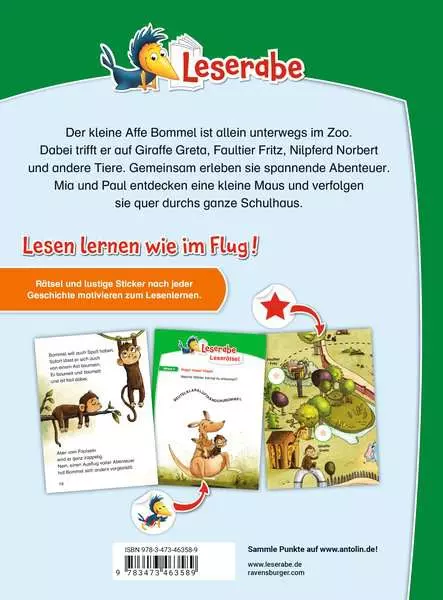 Leserabe Sonderausgaben - Lustige Tiergeschichten zum Lesenlernen