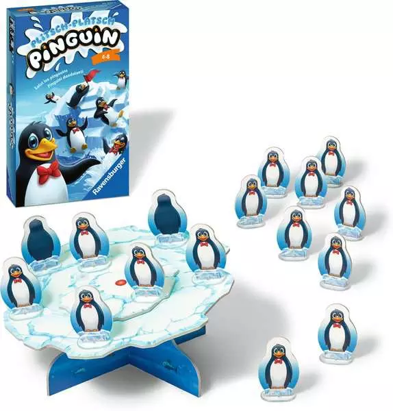 Plitsch-Platsch Pinguin - Reisespiel ab 4 Jahren
