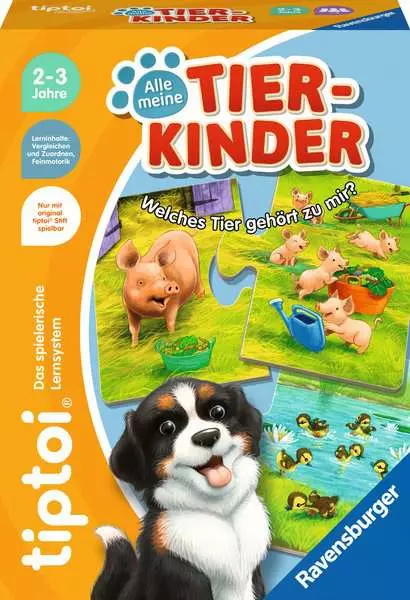 Alle meine Tierkinder - Lernspiel ab 2 Jahren