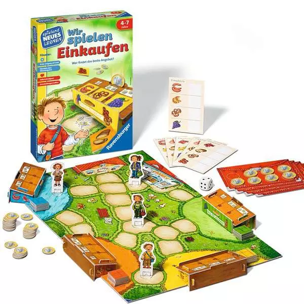 Wir spielen Einkaufen - Kinderspiel ab 4 Jahren
