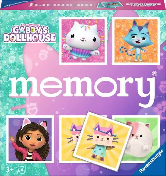 memory® Gabby's Dollhouse - Kinderspiel ab 3 Jahren