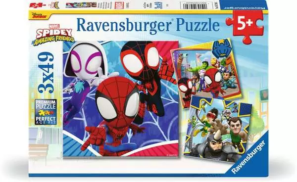 Kinderpuzzle ab 5 Jahren - Spideys Abenteuer - 49 Teile