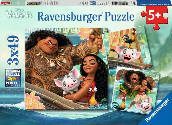 Kinderpuzzle ab 5 Jahren - Vaianas Entdeckungsreise - 49 Teile