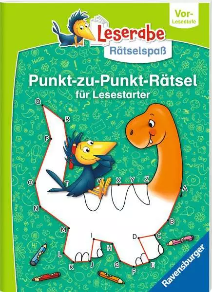 Leserabe Rätselspaß - Punkt-zu-Punkt-Rätsel für Lesestarter (Vor-Lesestufe)