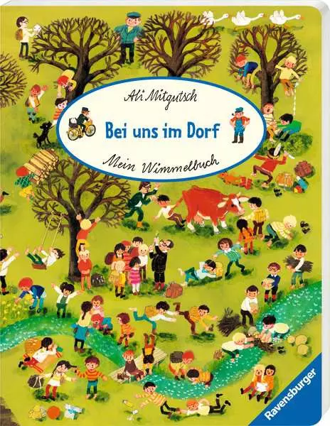 Mein Wimmelbuch: Bei uns im Dorf