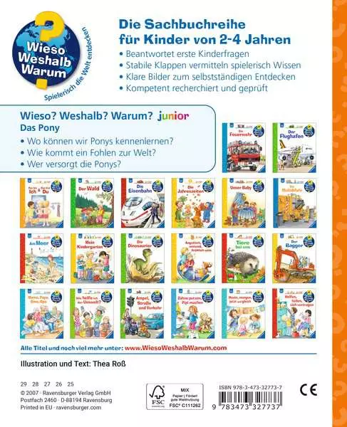 Ravensburger Wieso? Weshalb? Warum? junior. Band 20 - Das Pony