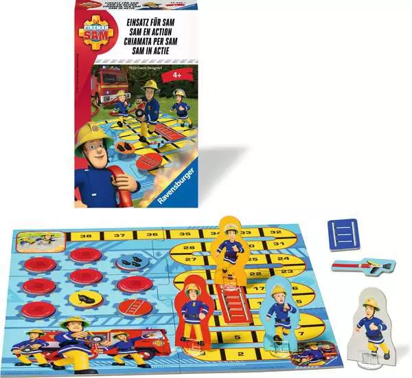 Feuerwehrmann Sam: Einsatz für Sam - Reisespiel ab 4 Jahren