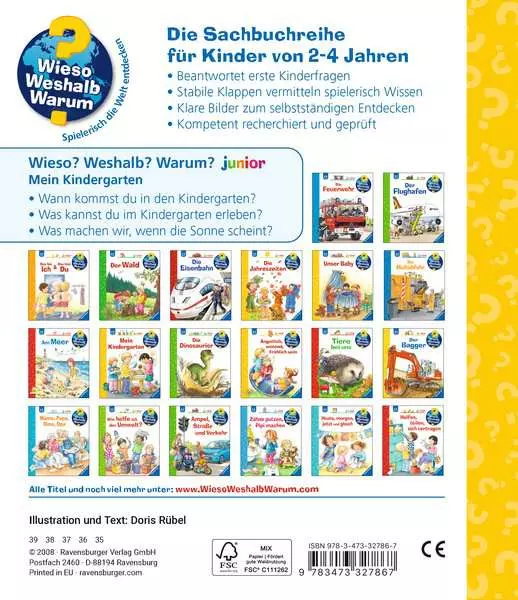 Ravensburger Wieso? Weshalb? Warum? junior. Band 24 - Mein Kindergarten