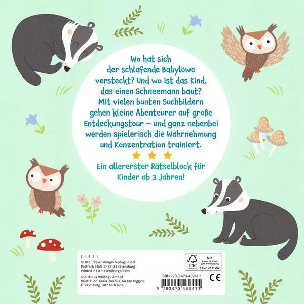 Mein allererster Rätselblock: Suchen und Finden