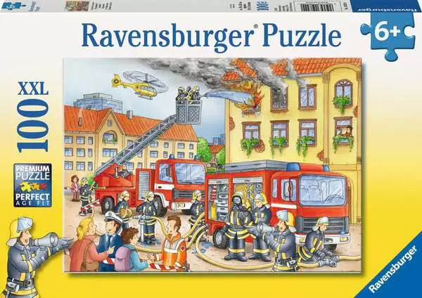 Kinderpuzzle ab 6 Jahren - Unsere Feuerwehr - 100 Teile
