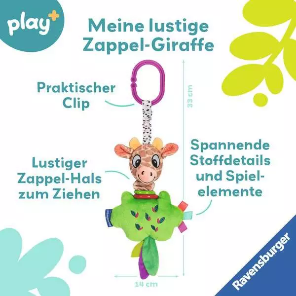Zappel-Giraffe - Babyspielzeug ab 0 Monaten