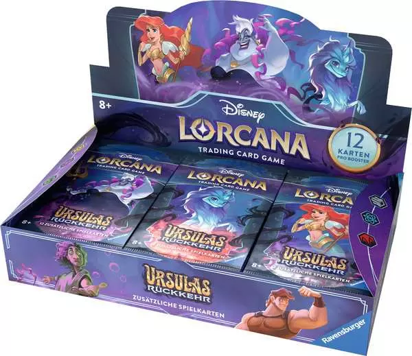 Disney Lorcana: Ursulas Rückkehr - Display mit 24 Booster Packs (Deutsch)