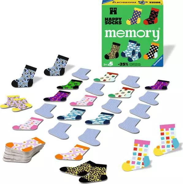 memory® Happy Socks - Kinderspiel ab 3 Jahren