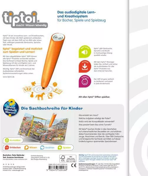 tiptoi® Wieso? Weshalb? Warum? - Komm mit auf die Baustelle