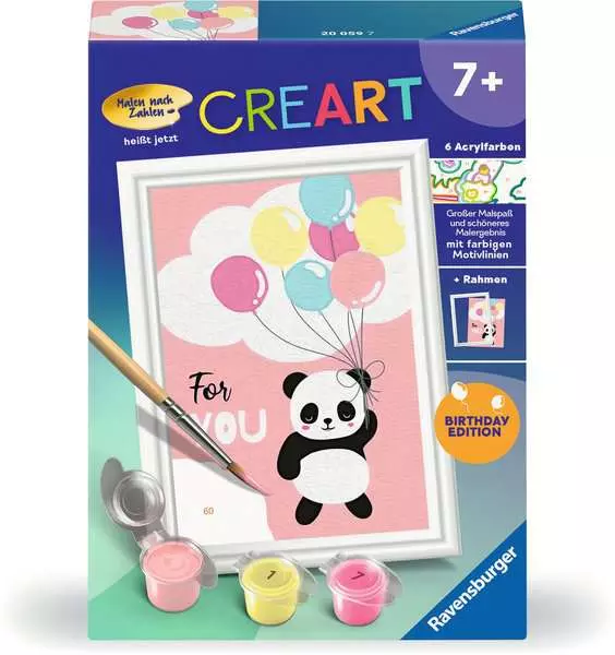 CreArt For You - Malen nach Zahlen für Kinder ab 7 Jahren