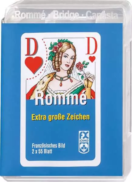 Rommé Bridge. Canasta - Kartenspiel ab 8 Jahren