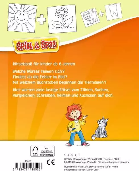 Spiel & Spaß - Grundschul-Rätselspaß für unterwegs