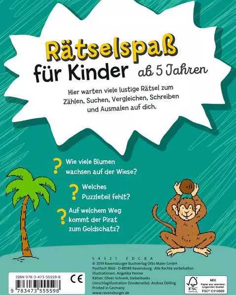 Mein Vorschul-Rätselblock